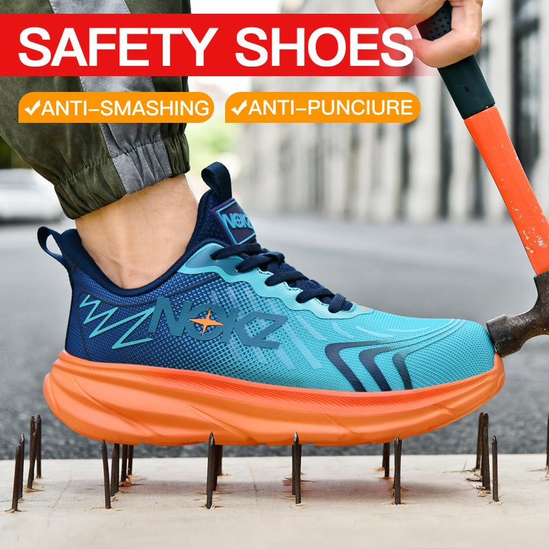 Large Size Men'S And Women'S Shoes Anti-Smash And Anti-Puncture Steel Toe Safety Shoes Construction Site Breathable Anti-Slip Labor Protection Shoes G58 - Image 2